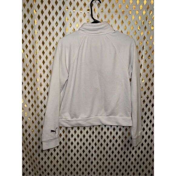 Puma half zip white sweater size S - Picture 5 of 5